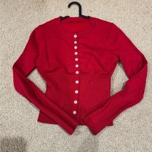 Red Cardigan